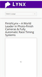 Mobile Screenshot of finishlynx.com